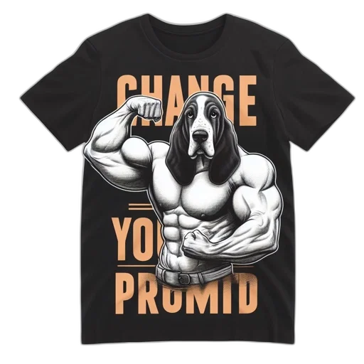 t-shirt, features, muscular, dog transparent PNG cut-out