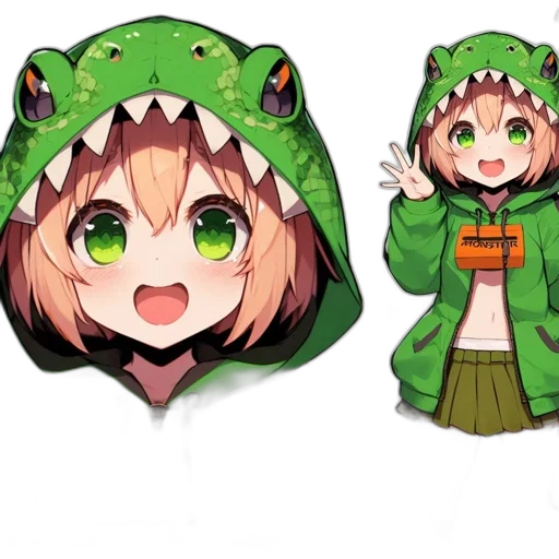 dragon, creature, animal, hat transparent PNG cut-out