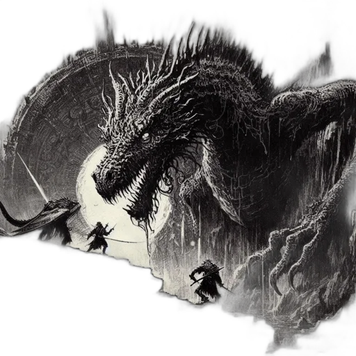 dragon, creature, animal, fantasy art transparent PNG cut-out