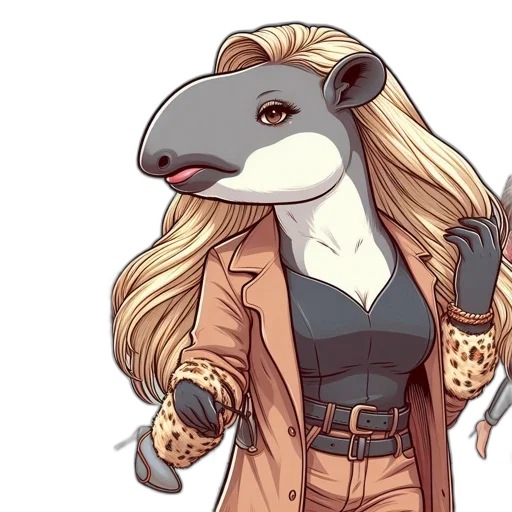 dragon, animal, jacket, staff transparent PNG cut-out