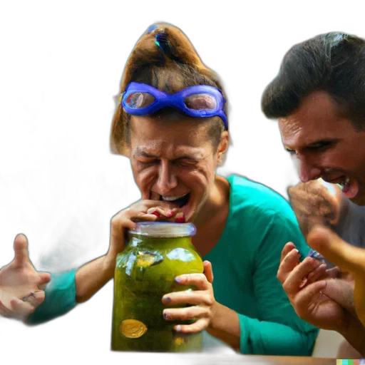 bottle, food, underwater, woman transparent PNG cut-out