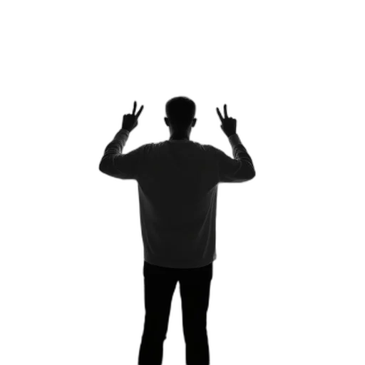 staff, jacket, hat, face transparent PNG cut-out