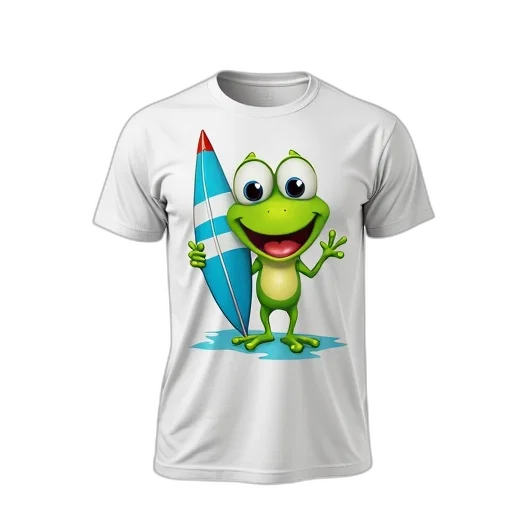 3d render, cartoon, white, t-shirt transparent PNG cut-out