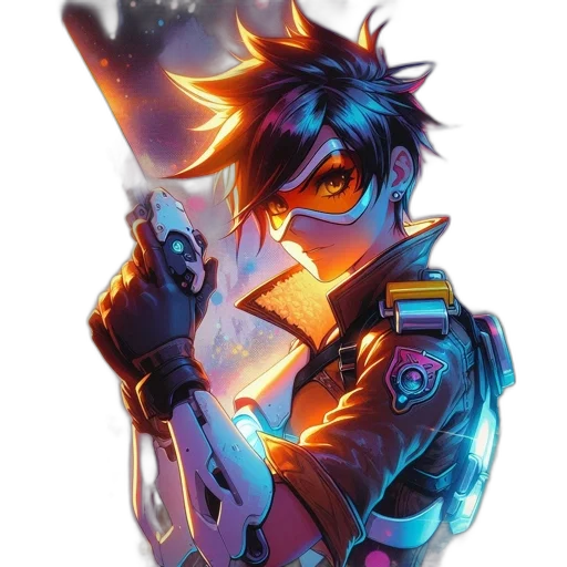 jacket, staff, robot, mask transparent PNG cut-out