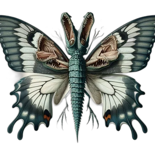 dragon, creature, animal, staff transparent PNG cut-out
