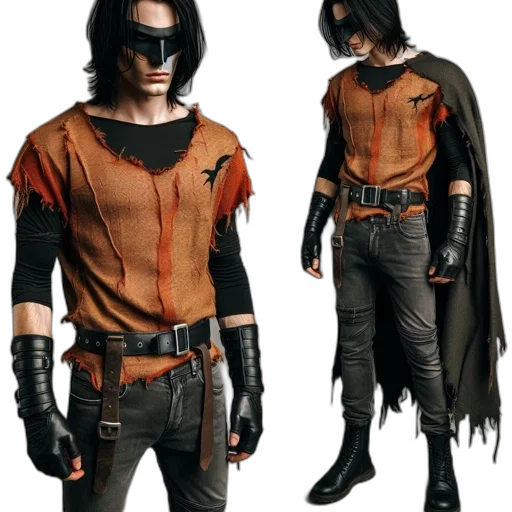 jacket, concept art, comic book art, cyberpunk transparent PNG cut-out