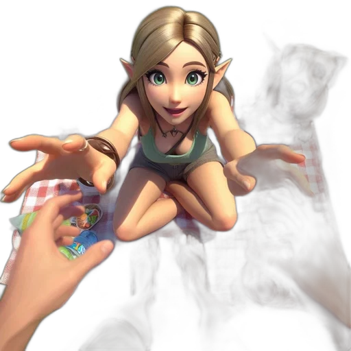 staff, animal, dress, jewelry transparent PNG cut-out