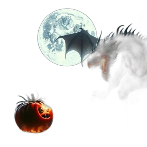 dragon, creature, animal, mask transparent PNG cut-out