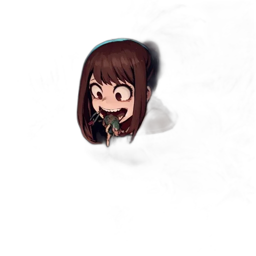 creature, hair, face, animal transparent PNG cut-out