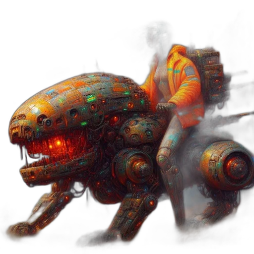 robot, creature, weapon, animal transparent PNG cut-out