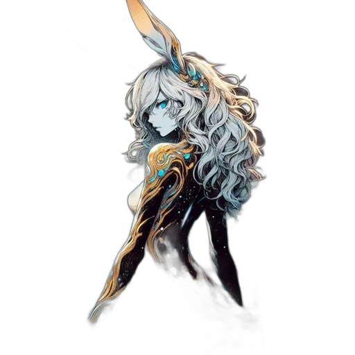 hair, mask, staff, dragon transparent PNG cut-out