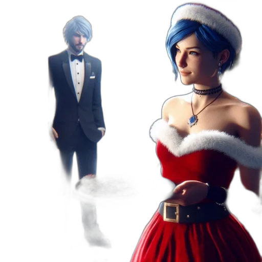dress, hat, concept art, comic book art transparent PNG cut-out