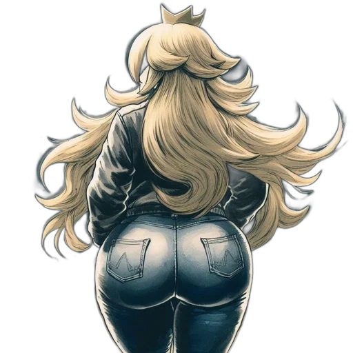 jacket, hair, weapon, watercolor transparent PNG cut-out