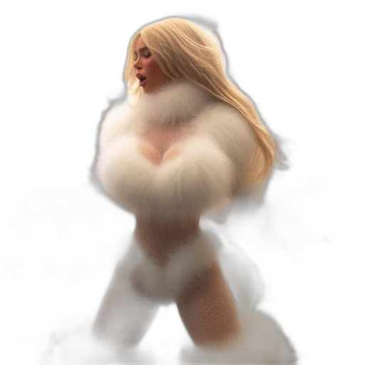 hair, creature, dress, jacket transparent PNG cut-out