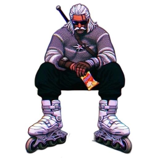 weapon, jacket, staff, sword transparent PNG cut-out