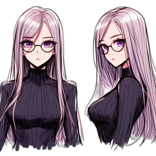 hair, dress, face, jacket transparent PNG cut-out