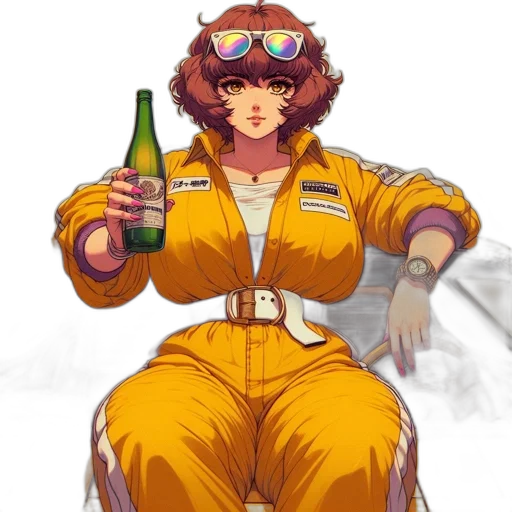 staff, jacket, robot, weapon transparent PNG cut-out