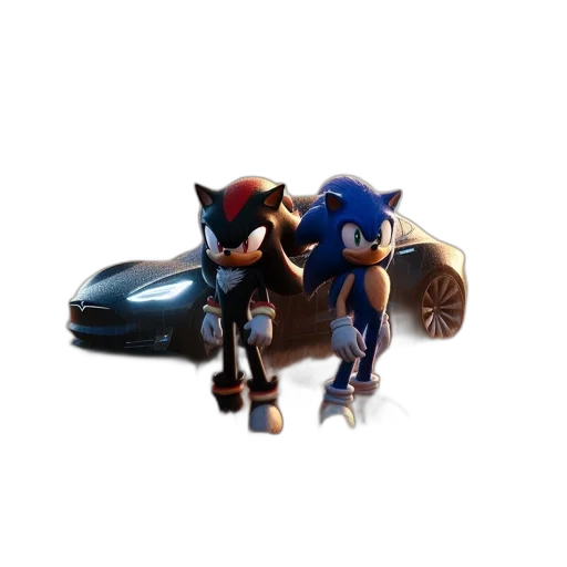 car, concept art, 3d render, pixel art transparent PNG cut-out
