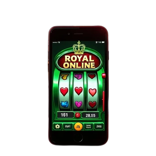 smartphone, displaying, slot, machine transparent PNG cut-out