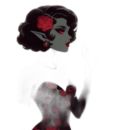dress, crown, mask, concept art transparent PNG cut-out