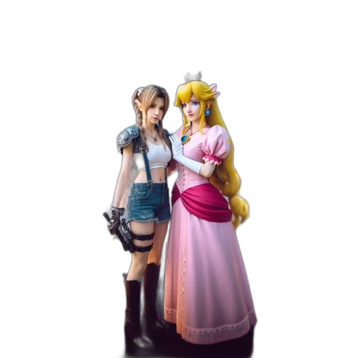 dress, 3d render, concept art, pixel art transparent PNG cut-out