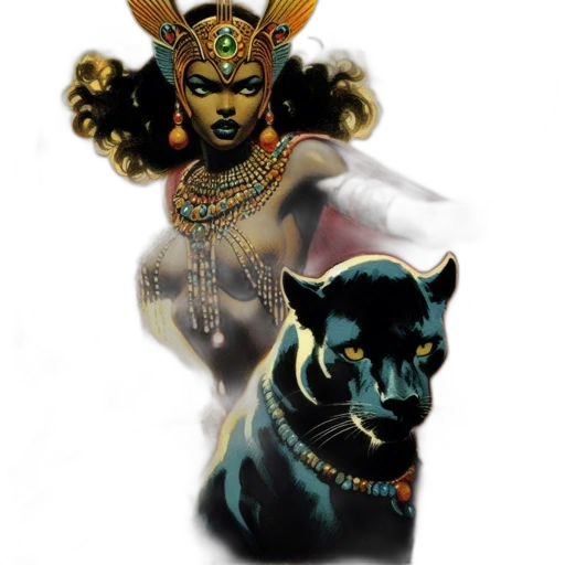 jewelry, fantasy art, concept art, comic book art transparent PNG cut-out