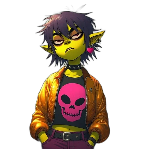 jacket, mask, staff, face transparent PNG cut-out