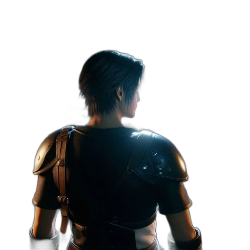 jacket, robot, weapon, face transparent PNG cut-out