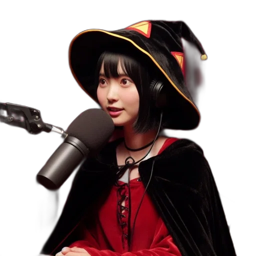 staff, hat, weapon, robot transparent PNG cut-out