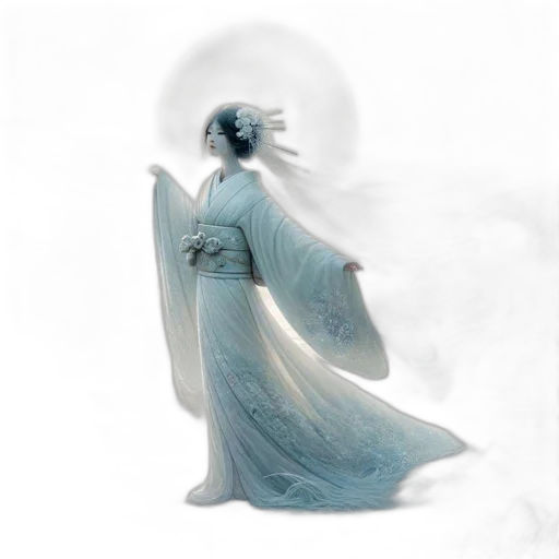 dress, dragon, staff, sword transparent PNG cut-out