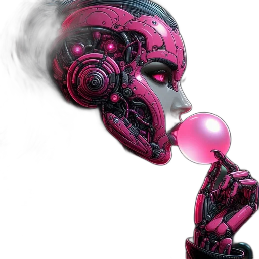 robot, mask, face, weapon transparent PNG cut-out