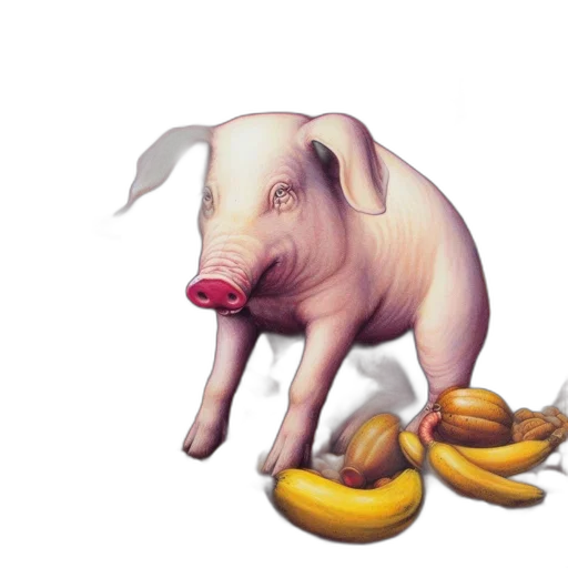 animal, food, creature, photorealistic transparent PNG cut-out