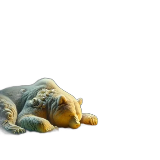 animal, creature, dragon, 3d render transparent PNG cut-out