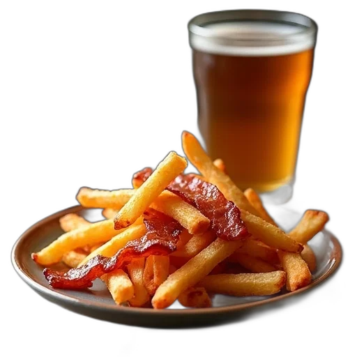 food, crown, photorealistic, 3d render transparent PNG cut-out