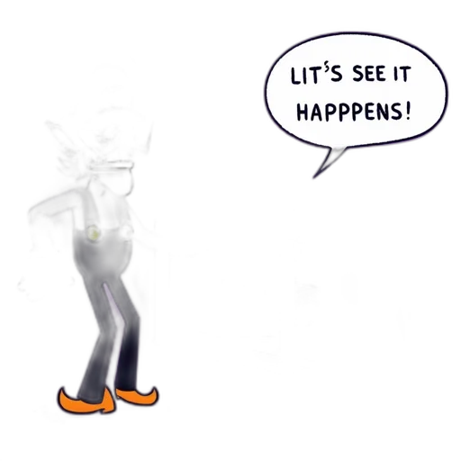 robot, staff, creature, shoes transparent PNG cut-out
