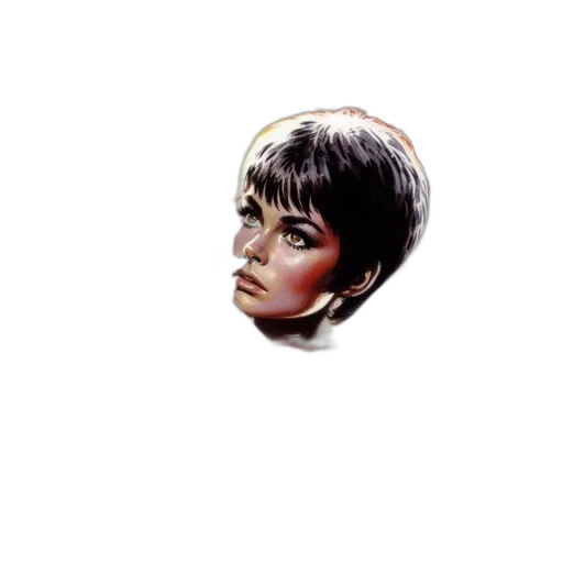 face, hair, mask, photorealistic transparent PNG cut-out