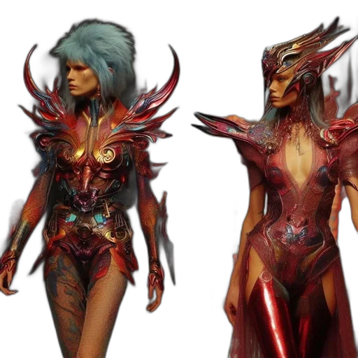 concept art, fantasy art, comic book art, 3d render transparent PNG cut-out
