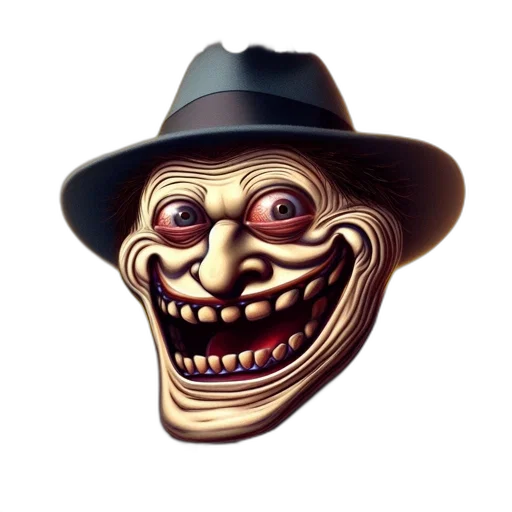 mask, hat, face, creature transparent PNG cut-out