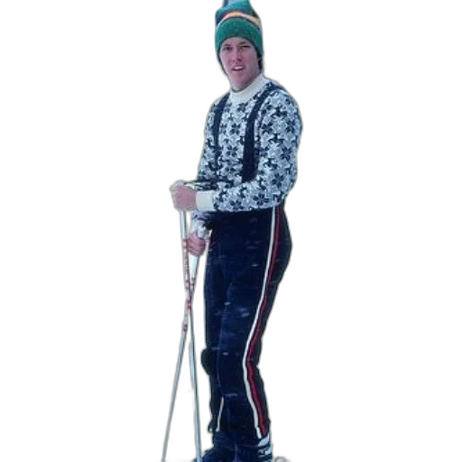 staff, jacket, snow, man transparent PNG cut-out