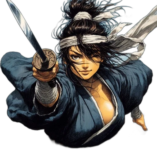 weapon, sword, staff, comic book art transparent PNG cut-out