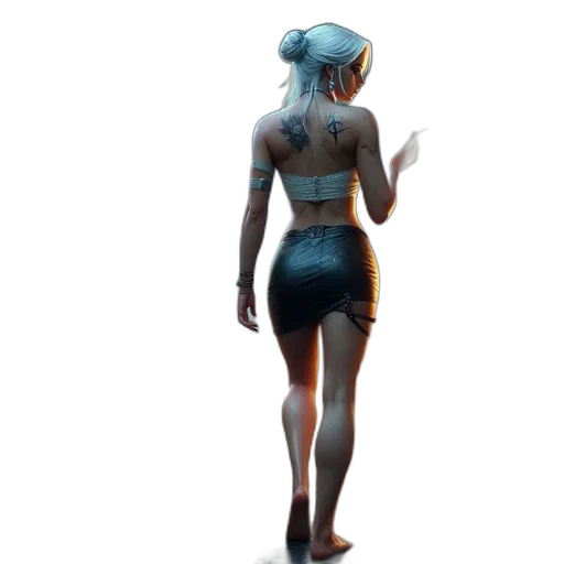 dress, robot, staff, jacket transparent PNG cut-out