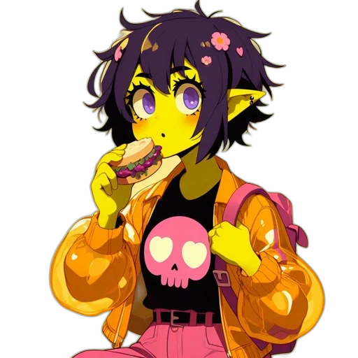 food, staff, weapon, jacket transparent PNG cut-out