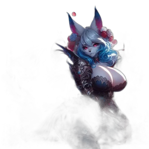 mask, dragon, creature, staff transparent PNG cut-out