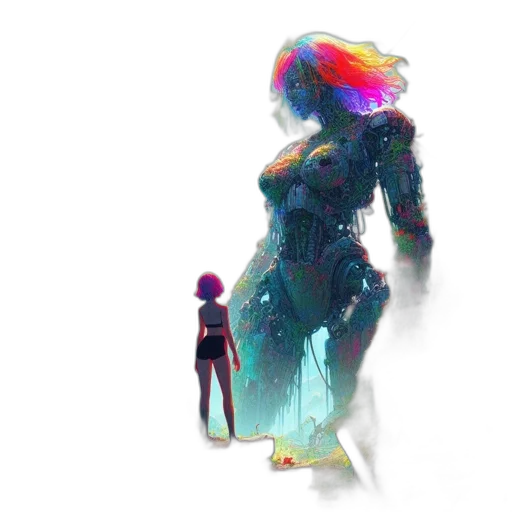 dress, robot, creature, mask transparent PNG cut-out