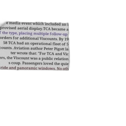 article, about, viscount, aircraft transparent PNG cut-out