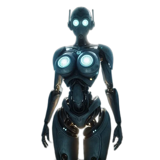 robot, dress, creature, concept art transparent PNG cut-out