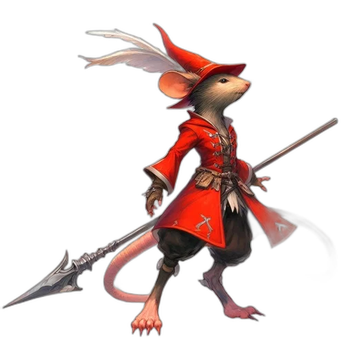 dragon, staff, sword, animal transparent PNG cut-out