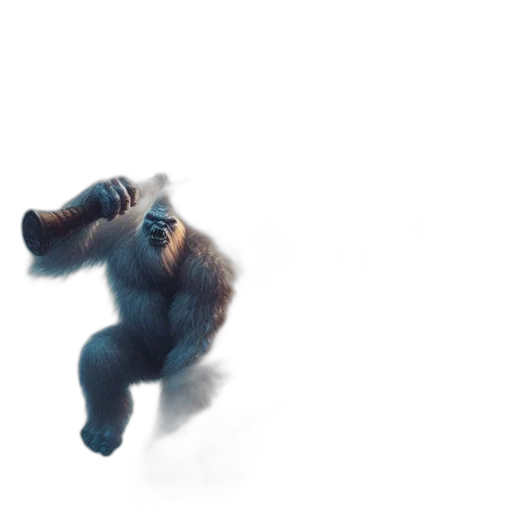 creature, animal, dragon, hair transparent PNG cut-out