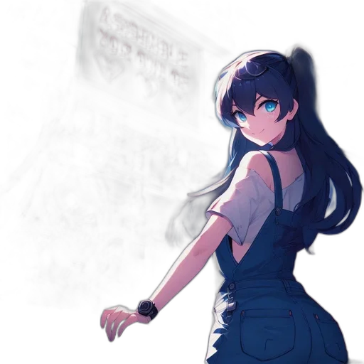 dress, weapon, robot, staff transparent PNG cut-out