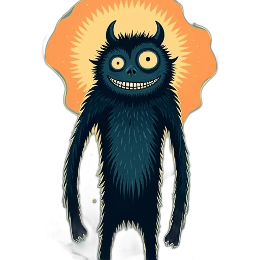creature, mask, staff, animal transparent PNG cut-out
